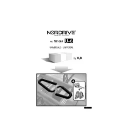 Nordrive Portaggio|Adattatore per pioli scale u-6  n11067