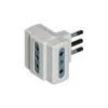 Multiprese Ed Adattatori-Bticino Adattatore tris 3 p.10a bianco - .