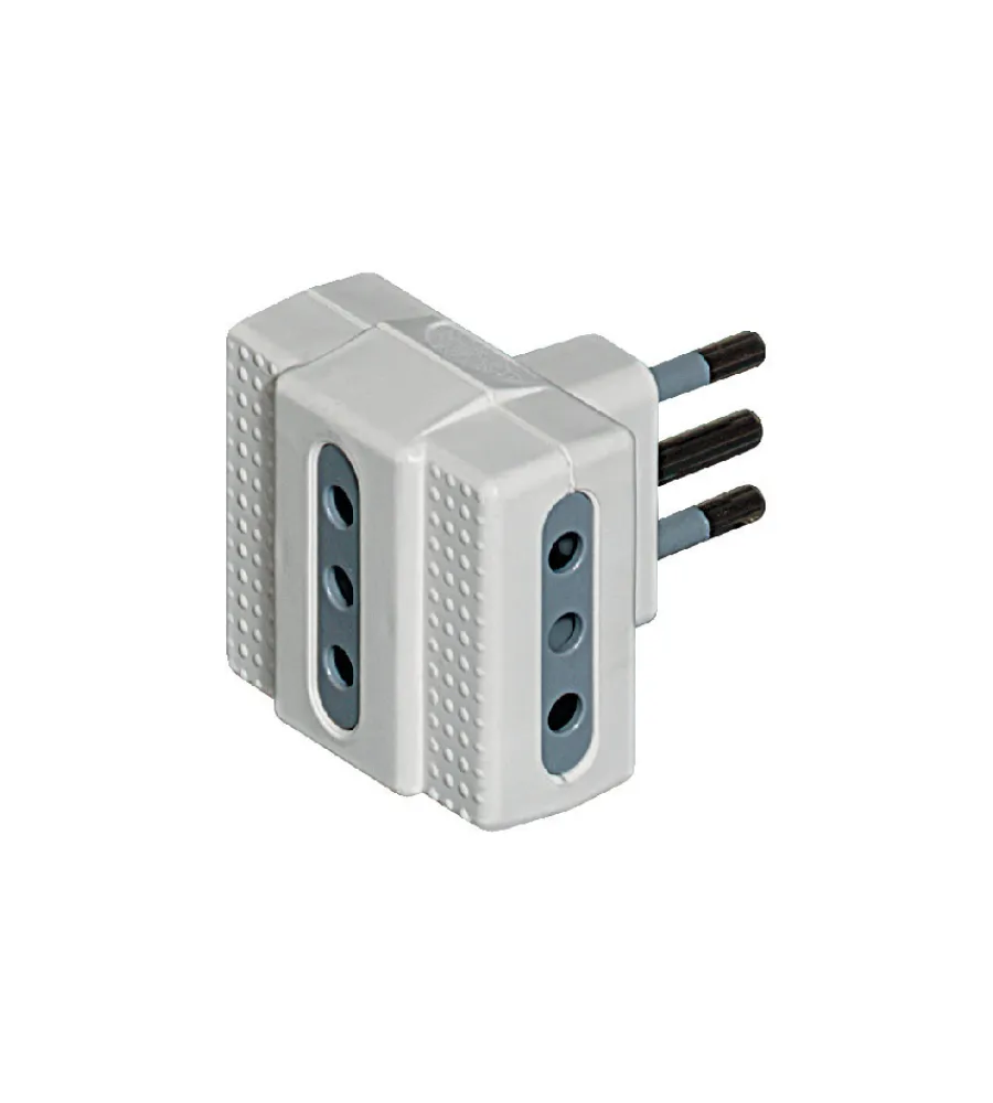 Multiprese Ed Adattatori-Bticino Adattatore tris 3 p.10a bianco - .