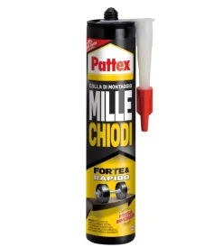 Colle- Adesivo acrilico henkel pattex millechiodi original cartuccia, 400 gr