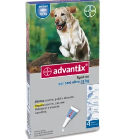 Hot Advantix spot on antiparassitario per cani oltre 25 kg - . Antiparassitari Per Animali