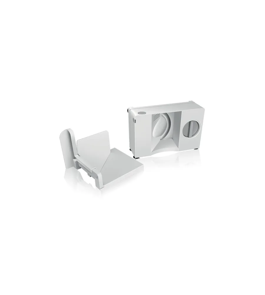 Piccoli Elettrodomestici- Affettatrice "ausonia smarty" pieghevole, con lama in acciaio inox 170 mm - 120w
