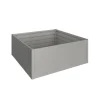 Coltivazione E Cura-Biohort Aiuola rialzata 2x2 grigio quarzo metallizzato - . 68035