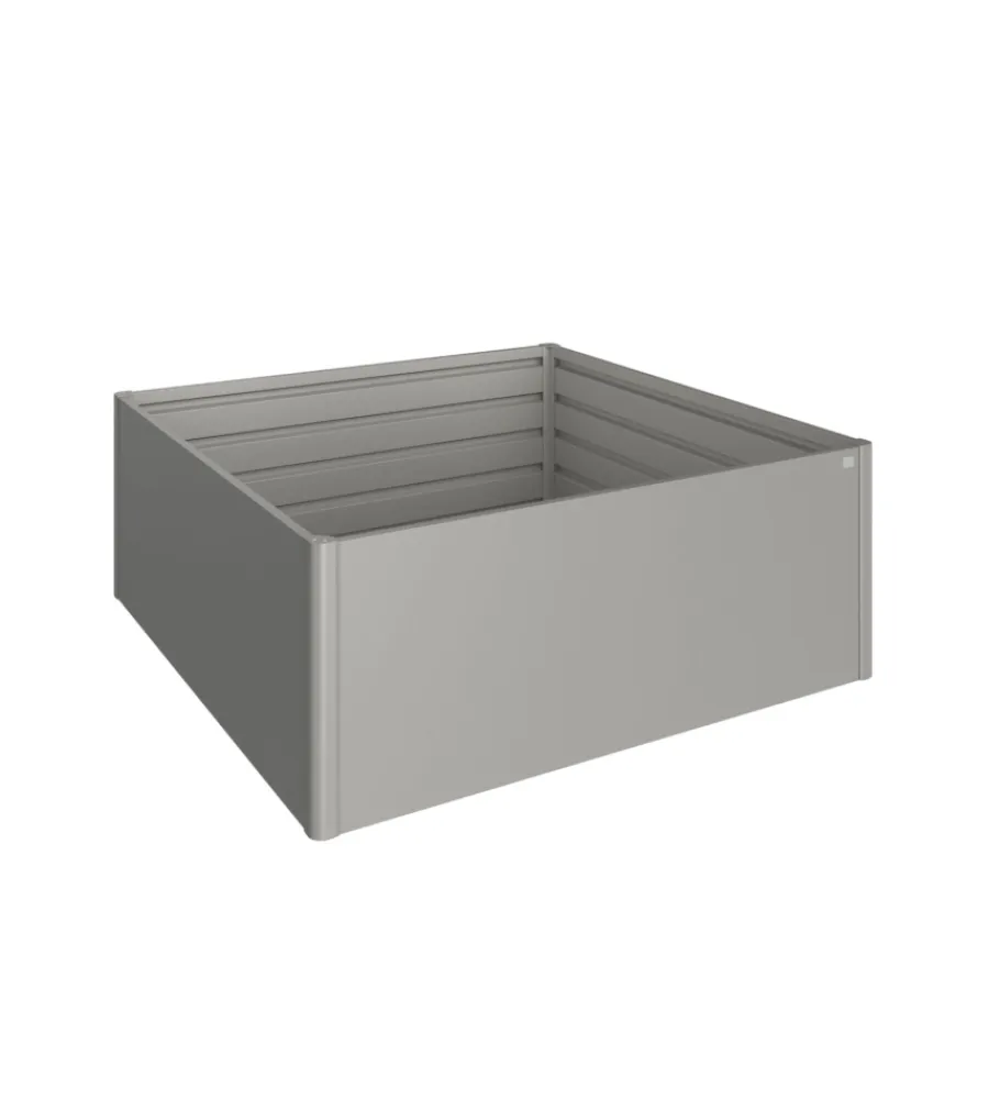 Coltivazione E Cura-Biohort Aiuola rialzata 2x2 grigio quarzo metallizzato - . 68035