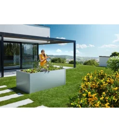 Coltivazione E Cura-Biohort Aiuola rialzata 2x1 grigio scuro metallizzato - . 65015