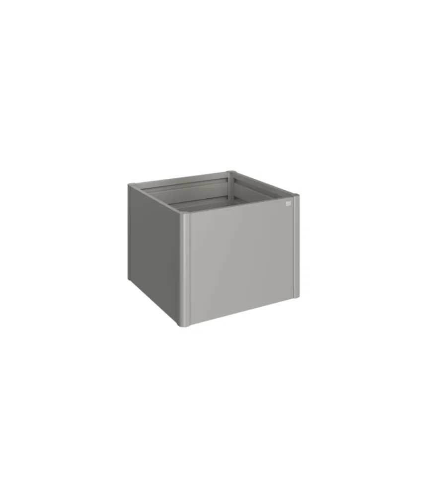 Coltivazione E Cura-Biohort Aiuola rialzata 1x1 grigio quarzo metallizzato - . 68005