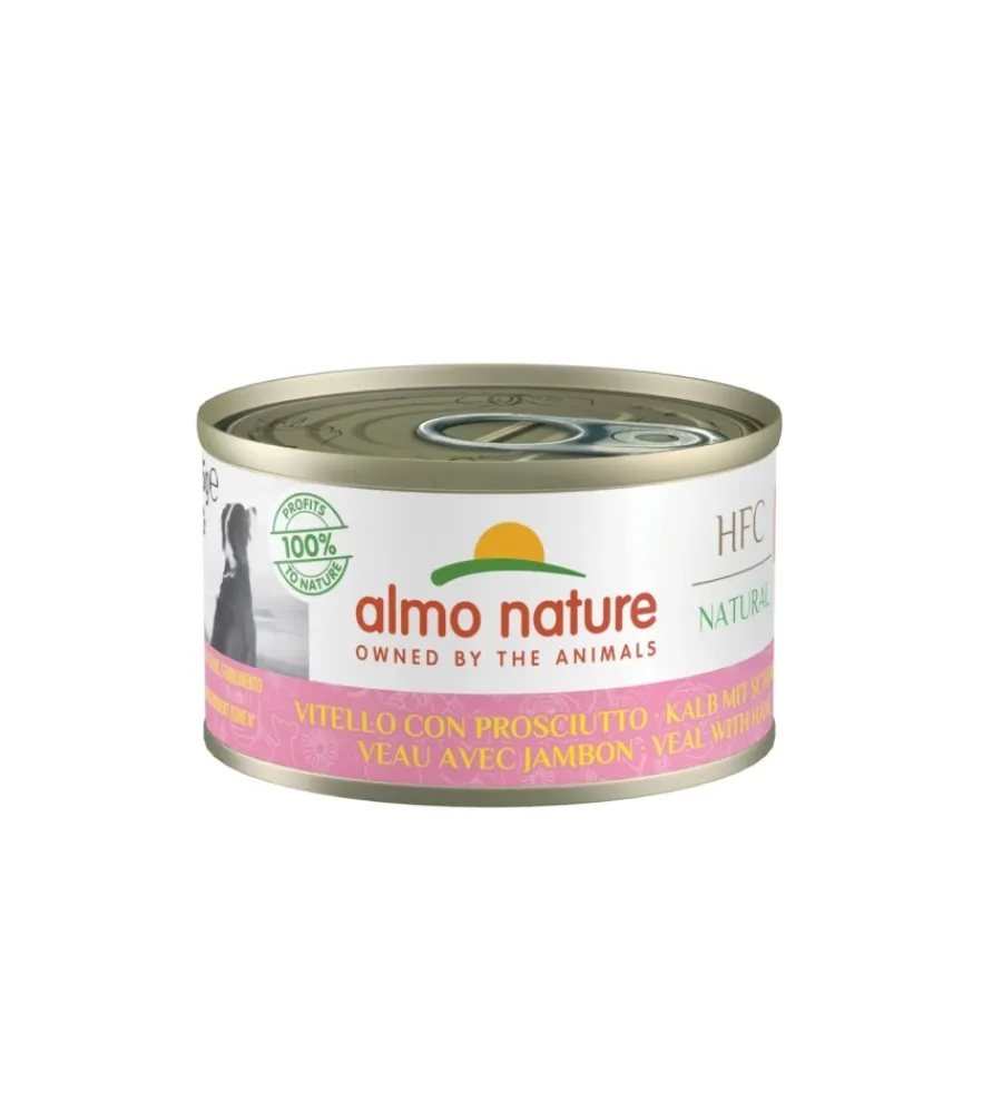 Alimento umido per cani "hfc" con vitello e prosciutto 95 gr Alimenti Umido Cane