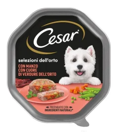 Alimenti Umido Cane- Alimento umido per cani cesar con manzo e verdurine 150 gr