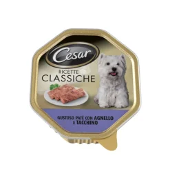 Alimento umido per cani cesar "ricette classiche" con agnello e tacchino 150 gr Alimenti Umido Cane