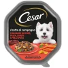 Alimenti Umido Cane|Alimento umido per cani cesar "ricette di campagna" con manzo succoso, carote e prezzemolo 150 gr