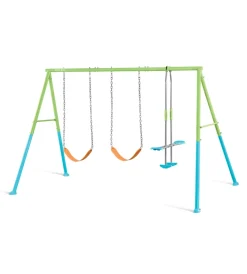 Hot Altalena 3 componenti in acciaio multicolore 343x249x203 cm - cod. 44121 Giochi E Casette Bimbo