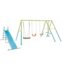 Clearance Altalena colorata con set di gioco a 5 funzioni 442x235x200 cm - cod. 44151 Giochi E Casette Bimbo