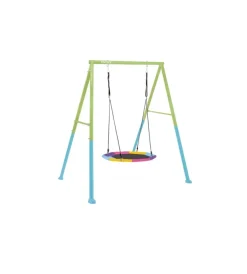 Giochi E Casette Bimbo-Intex Altalena colorata con dondolo a nido ottagonale 201x235x200 cm - cod. 44111