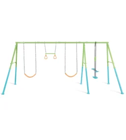 Giochi E Casette Bimbo-Intex Altalena colorata con set di gioco a 4 funzioni 465x249x203 cm - cod. 44130