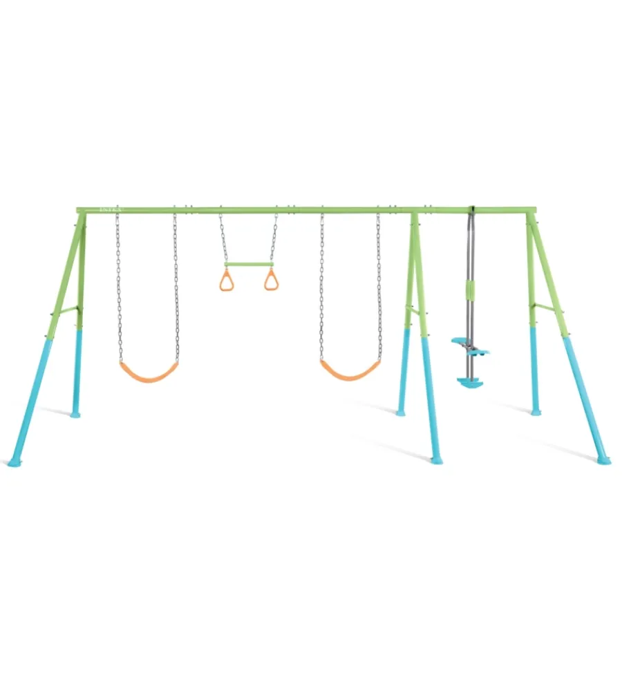 Giochi E Casette Bimbo-Intex Altalena colorata con set di gioco a 4 funzioni 465x249x203 cm - cod. 44130