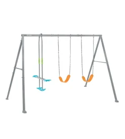 Giochi E Casette Bimbo-Intex Altalena grigio con set di gioco a 3 funzioni 343x249x203 cm - cod. 44123