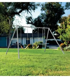 Giochi E Casette Bimbo-Intex Altalena grigio con set di gioco a 3 funzioni 343x249x203 cm - cod. 44123
