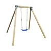 Giochi E Casette Bimbo-Domus Altalena singola in legno "single diego" 223x264x226 cm