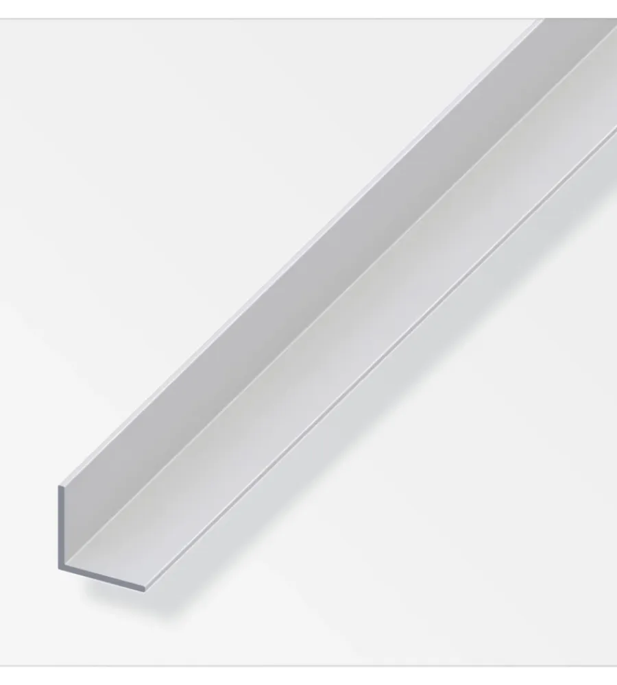 Ferramenta Per Mobili E Infissi-Alfer aluminium Angolare alluminio argento 20x20x1,5 1 metro.