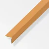 Ferramenta Per Mobili E Infissi-Alfer aluminium Angolare autoadesivo 20x20 pvc faggio - 1 metro.