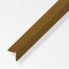 Ferramenta Per Mobili E Infissi-Alfer aluminium Angolare autoadesivo 20x20 pvc rovere - 1 metro.