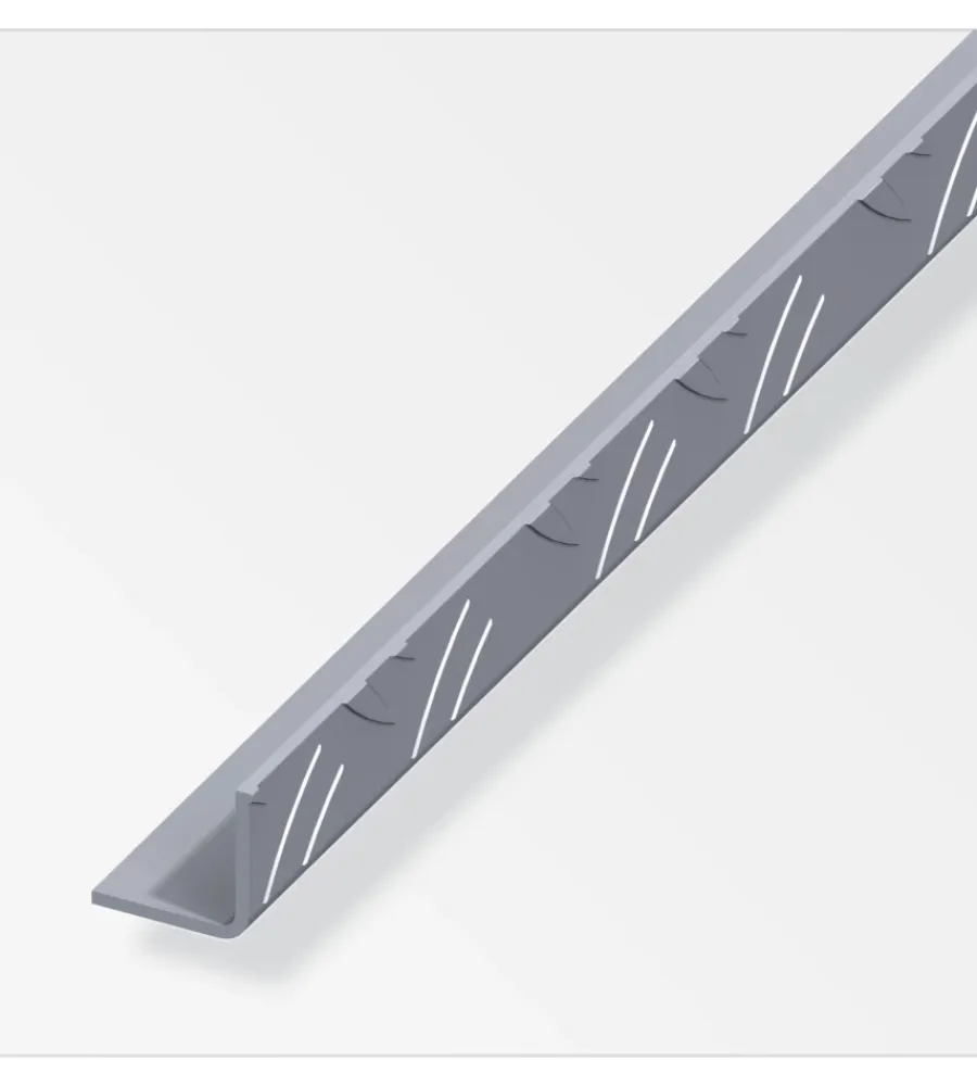Ferramenta Per Mobili E Infissi-Alfer aluminium Angolare lamiera striata 29,5 lati uguali 1 m