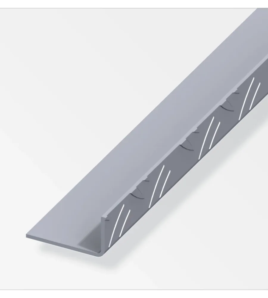 Ferramenta Per Mobili E Infissi-Alfer aluminium Angolare lamiera striata 29,5x53,6 1 m
