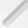 Angolare pvc bianco 25x25x1 - 1 metro. Ferramenta Per Mobili E Infissi