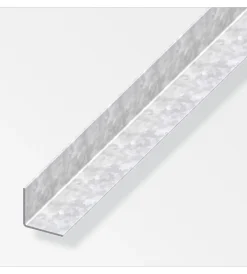 Ferramenta Per Mobili E Infissi-Alfer aluminium Angolare 35.5x35.5 acciaio zincato - 1 metro.