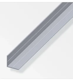 Ferramenta Per Mobili E Infissi-Alfer aluminium Angolare 35.5x2.4 alluminio naturale - 1 metro.