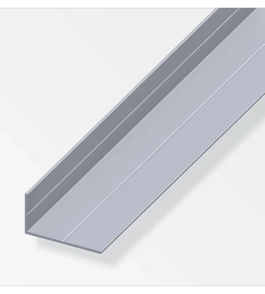 Ferramenta Per Mobili E Infissi-Alfer aluminium Angolare 7,5x12,5alluminio nat2,5m