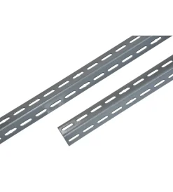 Grima Officina E Garage|Angolare 35x35mm alto 100 cm di colore grigio per scaffali.