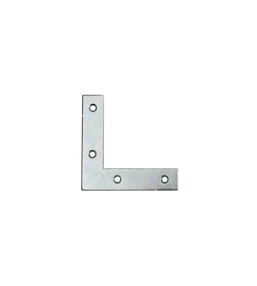 Ferramenta Per Mobili E Infissi- Angoli di rinforzo - 60 x 60 mm. - zincato - 4 pz.
