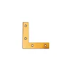 Online Angoli di rinforzo in acciaio zincato giallo 60 x 60 mm. 4 pz. Ferramenta Per Mobili E Infissi
