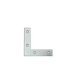 Sale Angoli di rinforzo in acciaio zincato bianco 60 x 60 mm. 4 pz. Ferramenta Per Mobili E Infissi