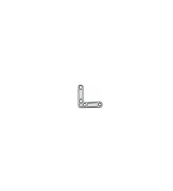 Sistemi Di Fissaggio|Angoli di rinforzo inox 50 x 50 x 15 mm. - 4 pz.