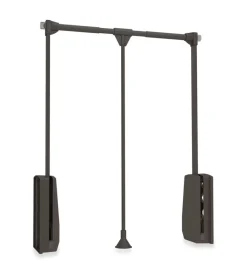 Clearance Appendiabiti saliscendi regolabile moka, 83-115 cm Armadi
