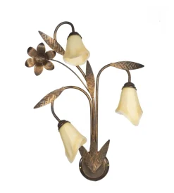 Onli Illuminazione Per Interno|Applique 3 luce "alga" bronzo e14