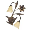 Onli Illuminazione Per Interno|Applique 2 luce "alga" bronzo e14