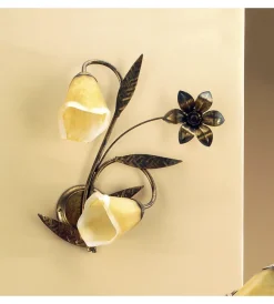 Onli Illuminazione Per Interno|Applique 2 luce "alga" bronzo e14