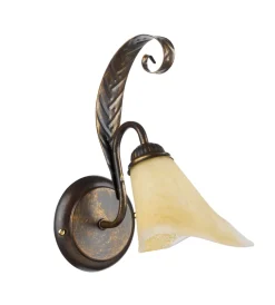 Clearance Applique 1 luce "alga" bronzo e14 Illuminazione Per Interno