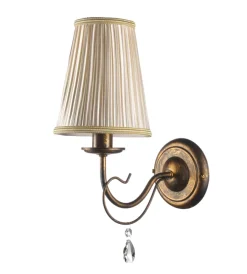 New Applique 1 luce "delia" bronzo e14 Illuminazione Per Interno
