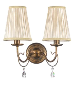 Illuminazione Per Interno-Onli Applique 2 luci "delia" bronzo e14