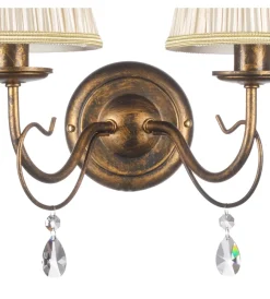 Illuminazione Per Interno-Onli Applique 2 luci "delia" bronzo e14