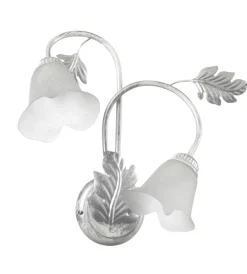 Illuminazione Per Interno-Onli Applique 2 luci "marilena" argento e14