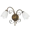 Sale Applique 2 luci "odino" bronzo e14 Illuminazione Per Interno