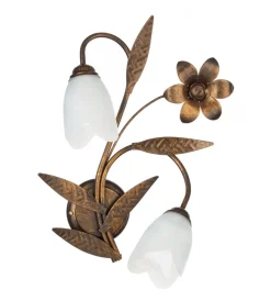 New Applique 2 luci "sonia" bronzo e14 Illuminazione Per Interno