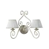 Onli Illuminazione Per Interno|Applique 2 luci "vivienne" bianco e14