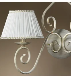 Onli Illuminazione Per Interno|Applique 2 luci "vivienne" bianco e14