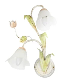 Discount Applique 2 luci "wilma" bianco e14 Illuminazione Per Interno